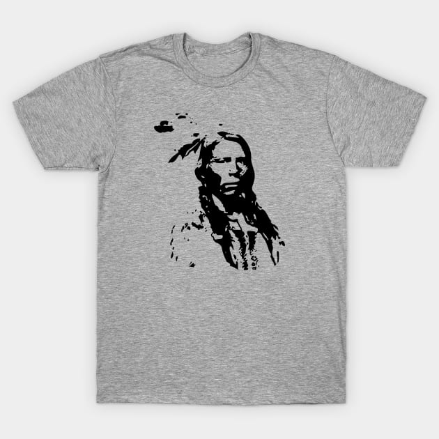Lakota Sioux Native American Indian Pride Warrior History T-Shirt by twizzler3b